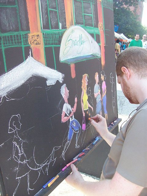 warehouse district street festival