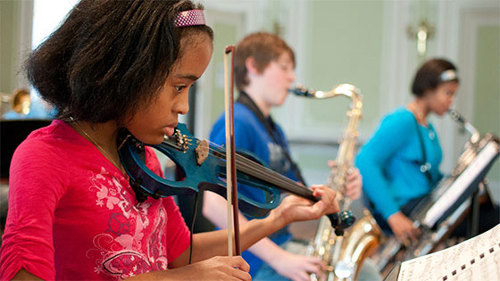 children playing instruments